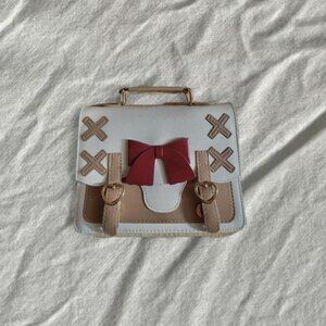 Kawaii Harujaku Heart Design Crossbody Buckle Bag